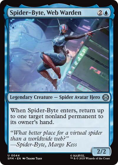 Spider-Byte, Web Warden (Marvel's Spider-Man) Light Play Foil
