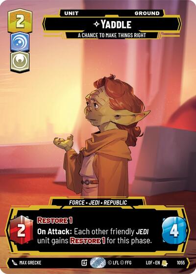 Yaddle A Chance To Make Things Right (Prestige) (Legends of the Force) Near Mint