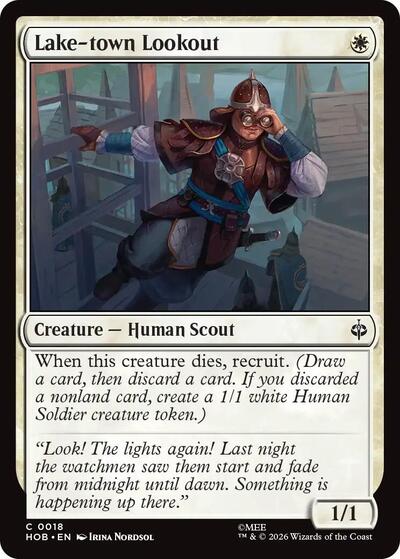 Lake-town Lookout (The Hobbit) Near Mint Foil