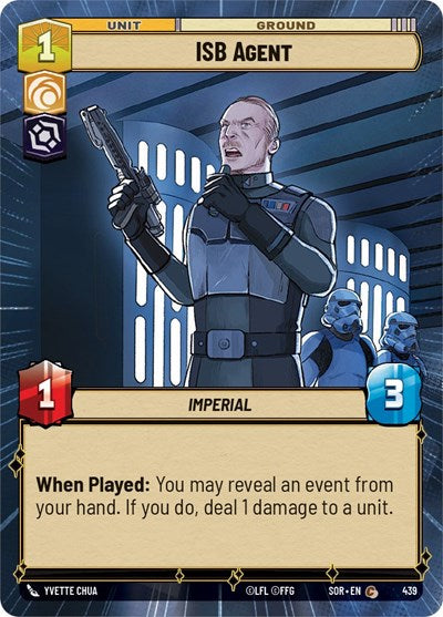 ISB Agent (Hyperspace) (Spark of Rebellion) Near Mint