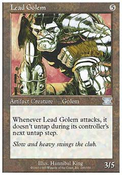 Lead Golem (Classic 6th Edition) Medium Play