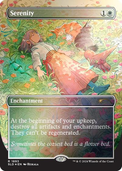 Serenity (Rainbow Foil) (Secret Lair) Near Mint Foil