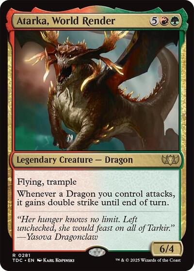 Atarka, World Render (Commander: Tarkir: Dragonstorm) Near Mint