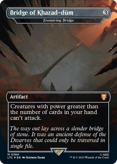 Bridge of Khazad-dum - Ensnaring Bridge (Surge Foil) (Commander: The Lord of the Rings: Tales of Middle-earth) Near Mint Foil