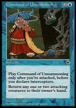 Command of Unsummoning (Portal) Damaged / Poor