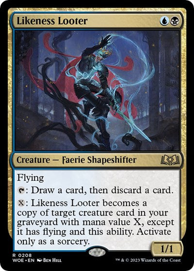 Likeness Looter (Wilds of Eldraine) Light Play Foil