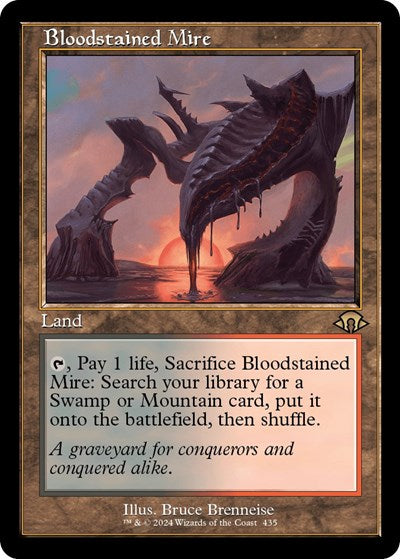 Bloodstained Mire (Retro Frame) (Modern Horizons 3) Near Mint Foil