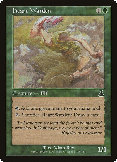 Heart Warden (Urza's Destiny) Heavy Play Foil