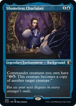 Shameless Charlatan (Etched Foil) (Commander Legends: Battle for Baldur's Gate) Light Play Foil