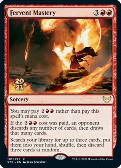 Fervent Mastery (Promos: Prerelease Cards) Near Mint Foil