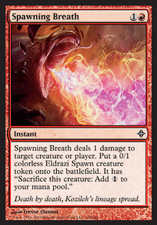 Spawning Breath (Rise of the Eldrazi) Light Play Foil