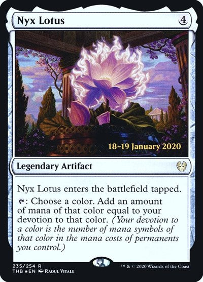 Nyx Lotus (Promos: Prerelease Cards) Light Play Foil