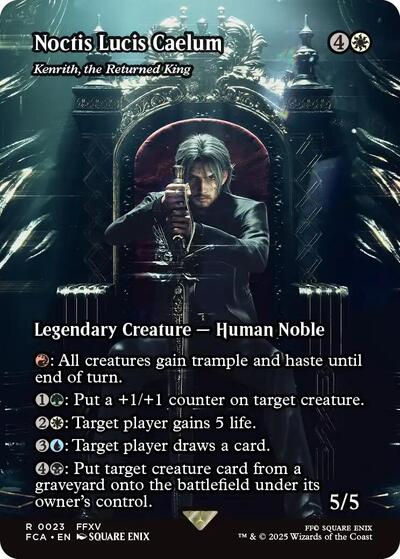 Noctis Lucis Caelum - Kenrith, the Returned King (Showcase) (Universes Beyond: FINAL FANTASY: Through the Ages) Light Play