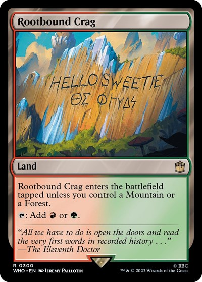 Rootbound Crag (Universes Beyond: Doctor Who) Near Mint