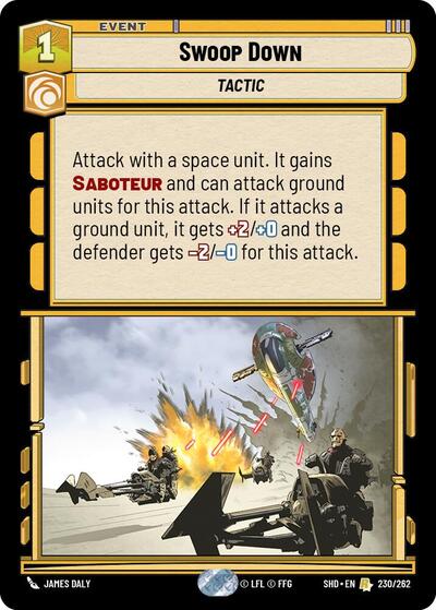 Swoop Down (Shadows of the Galaxy) Near Mint Foil