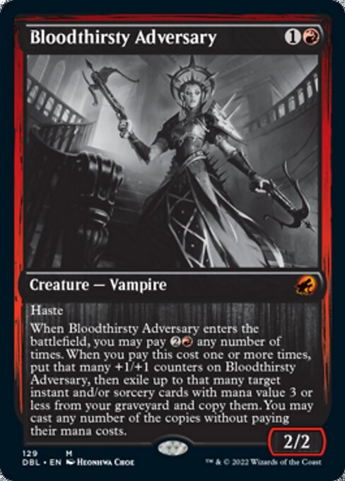 Bloodthirsty Adversary (Innistrad: Double Feature) Near Mint Foil