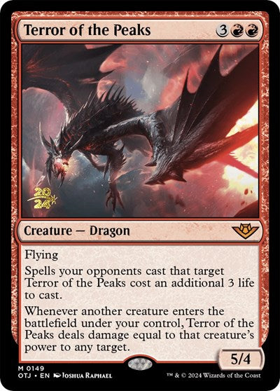 Terror of the Peaks (OTJ) (Promos: Prerelease Cards) Near Mint Foil
