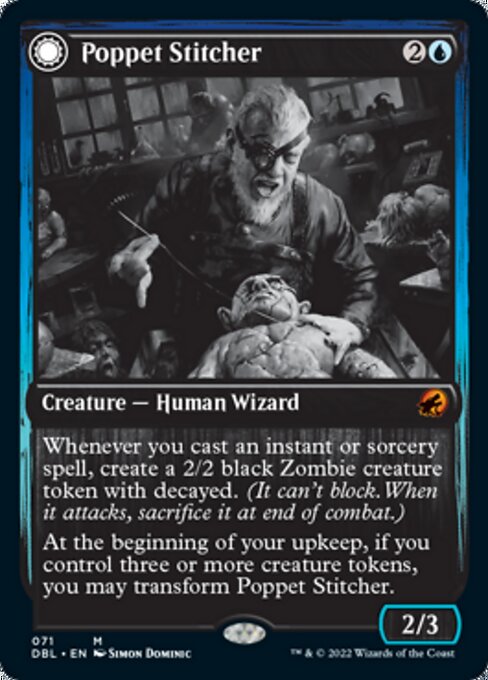 Poppet Stitcher / Poppet Factory (Innistrad: Double Feature) Light Play