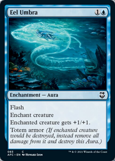 Eel Umbra (Commander 2021 Forgotten Realms) Light Play