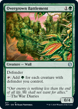 Overgrown Battlement (Jumpstart) Near Mint