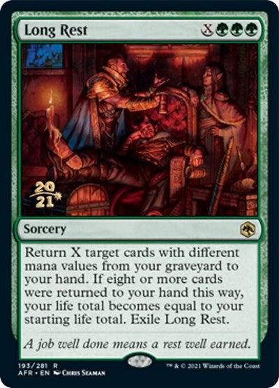 Long Rest (Promos: Prerelease Cards) Light Play Foil