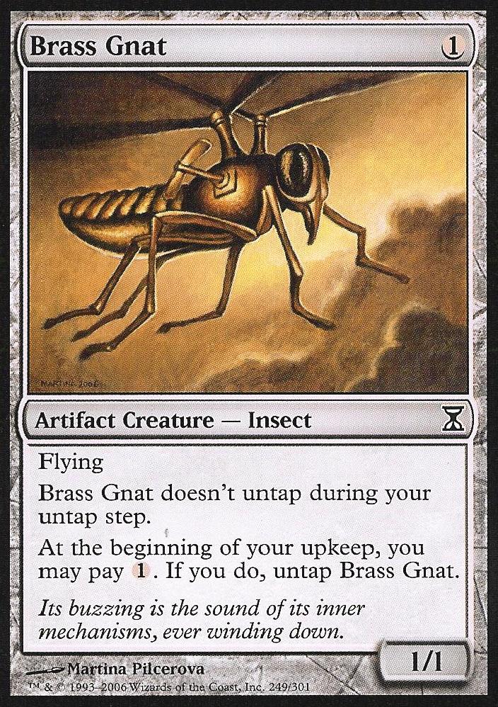Brass Gnat (Time Spiral) Medium Play Foil