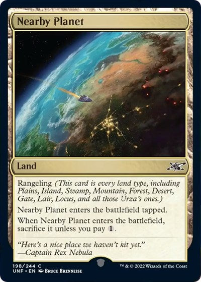 Nearby Planet (Unfinity) Light Play Foil