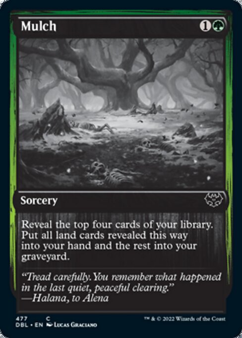 Mulch (Innistrad: Double Feature) Light Play Foil