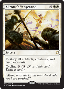 Akroma's Vengeance (Commander 2018) Damaged / Poor