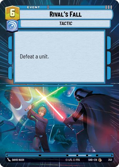 Rival's Fall (Hyperspace) (Shadows of the Galaxy) Near Mint Foil