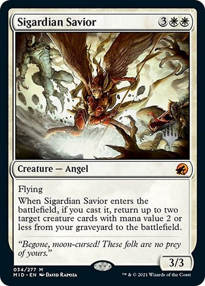 Sigardian Savior (Promo Pack: Innistrad: Midnight Hunt) Near Mint Foil