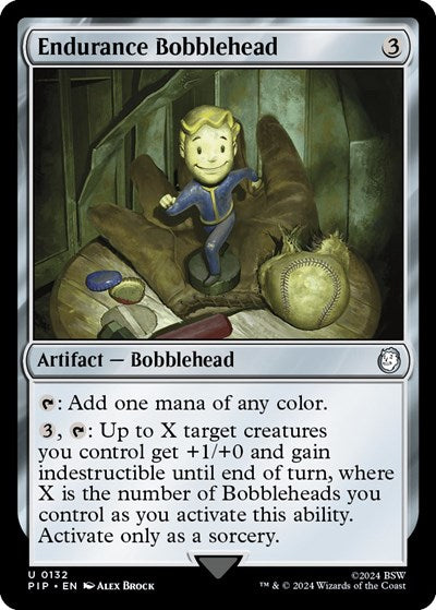 Endurance Bobblehead (Universes Beyond: Fallout) Medium Play Foil