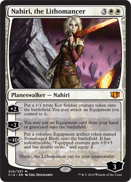 Nahiri, the Lithomancer (Commander 2014 Edition) Heavy Play