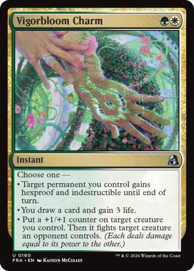 Vigorbloom Charm (Reality Fracture) Near Mint Foil
