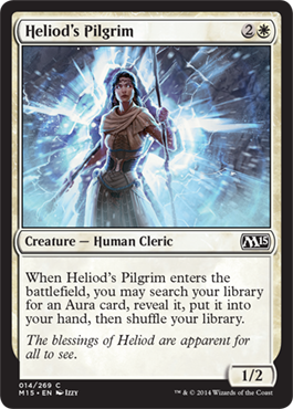Heliod's Pilgrim (Magic 2015 Core Set) Medium Play Foil