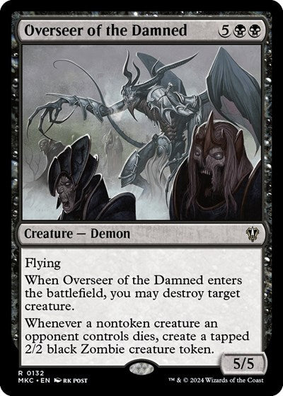 Overseer of the Damned (Commander: Murders at Karlov Manor) Light Play