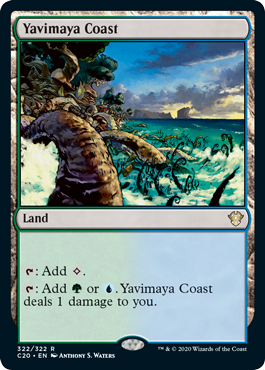 Yavimaya Coast (Commander 2020 Ikoria) Light Play