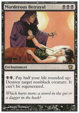 Murderous Betrayal (8th Edition) Light Play
