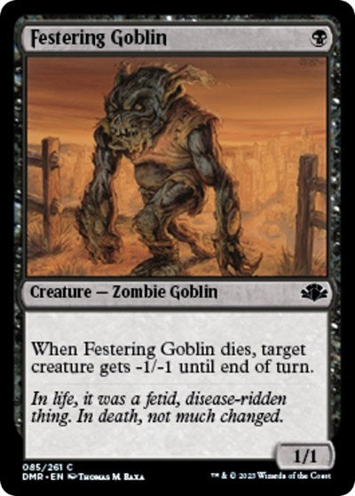 Festering Goblin (Dominaria Remastered) Near Mint Foil