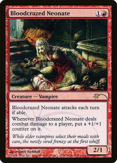 Bloodcrazed Neonate (Promos: WPN and Gateway) Light Play Foil