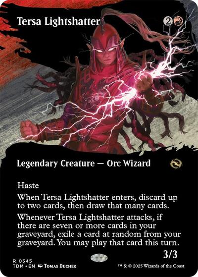Tersa Lightshatter (Borderless) (Tarkir: Dragonstorm) Near Mint Foil