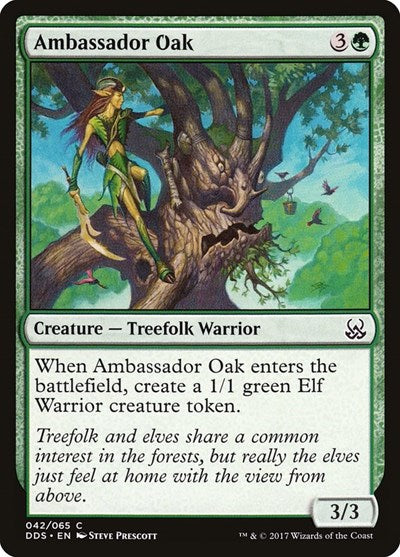Ambassador Oak (Duel Decks: Mind vs Might) Medium Play