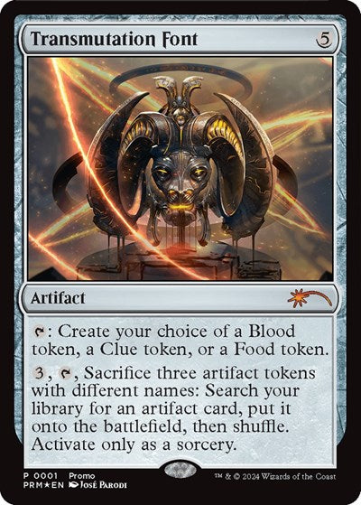 Transmutation Font (Launch Party & Release Event Promos) Light Play Foil