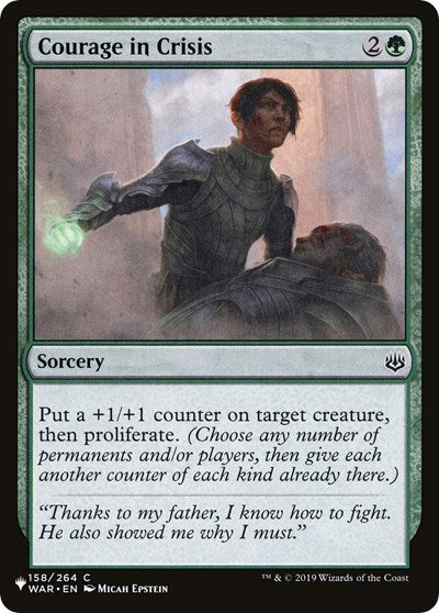 Courage in Crisis (The List) Medium Play