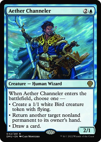 Aether Channeler (Dominaria United) Medium Play Foil