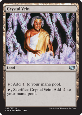 Crystal Vein (Commander 2014 Edition) Light Play