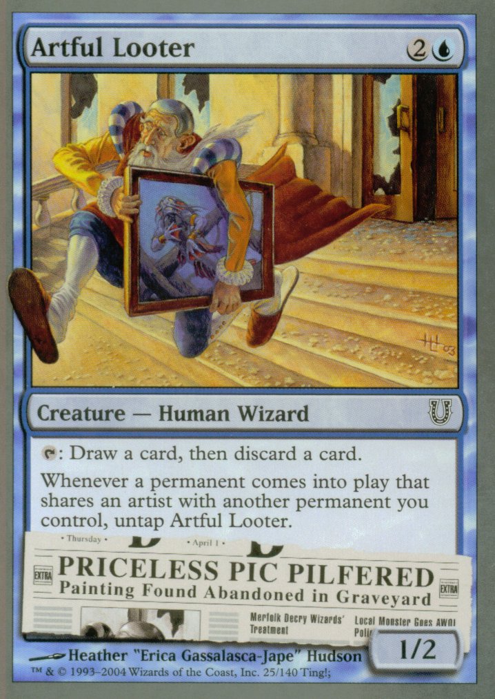 Artful Looter (Unhinged) Medium Play