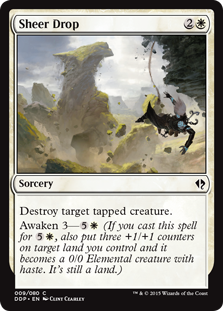 Sheer Drop (Duel Decks: Zendikar vs Eldrazi) Light Play