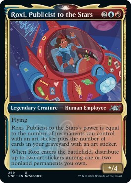 Roxi, Publicist to the Stars (Showcase) (Unfinity) Near Mint Foil