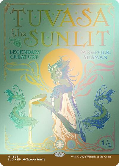 Tuvasa the Sunlit (Secret Lair) Light Play Foil